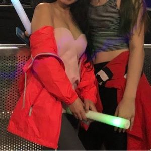 Finders Keepers pink Corset top